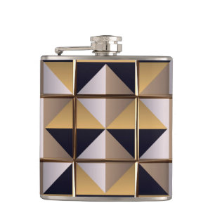 Cantil Padrões de metal Sci-Fi 6A Frasco embebido