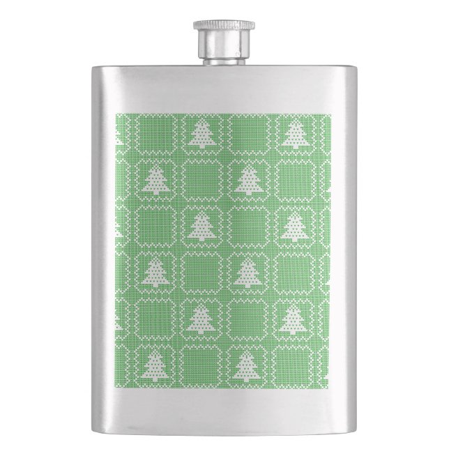 Cantil Padrões de suéter feio da árvore de Natal Cozy (Frente)