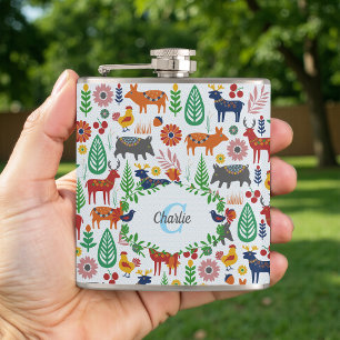 Cantil Padrões do Monograma de Arte Folicular Escandinávi