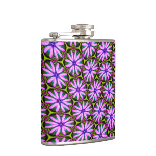 Cantil Padrões Margueritas Roxos