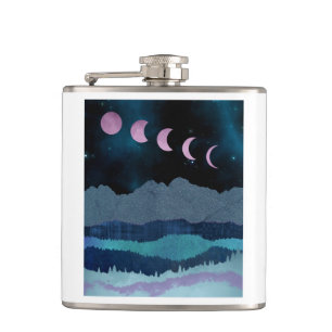 Cantil Paisagem das Fases da Lua Rosa