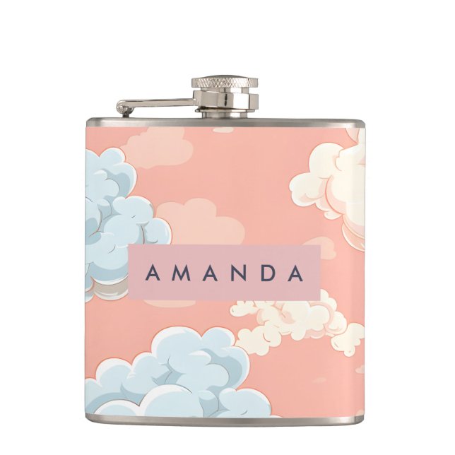 Cantil Paisagem de Sonhos Personalizada de Nuvens Pastéis (Frente)