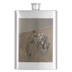 Cantil Paisagem Marte com Curiosidade Vermelha Marte