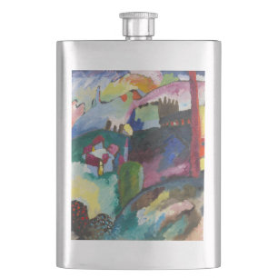 Cantil Paisagem Wassily Kandinsky com Chaminé de Fábrica
