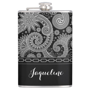 Cantil Paisley Chain preto