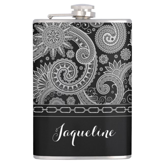 Cantil Paisley Chain preto (Frente)