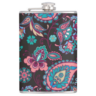 Cantil Paisley Stripe: Decorativa Negra Sem Semente