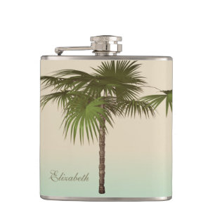 Cantil Palmeira tropical romântica - personalizada