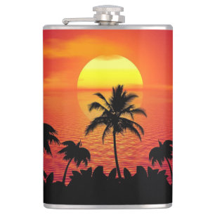 Cantil Palmeiras solares Silhueta-16515