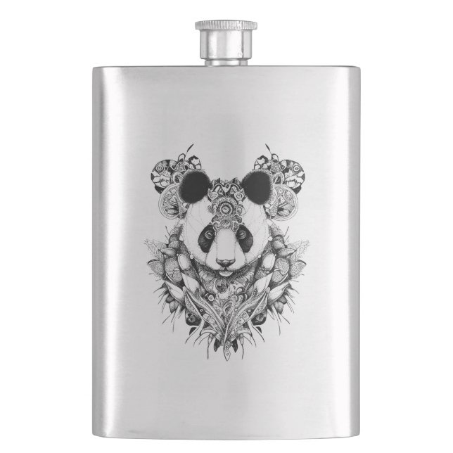 Cantil Panda Bear Selvagem Natureza Animal Ilustração Art (Frente)