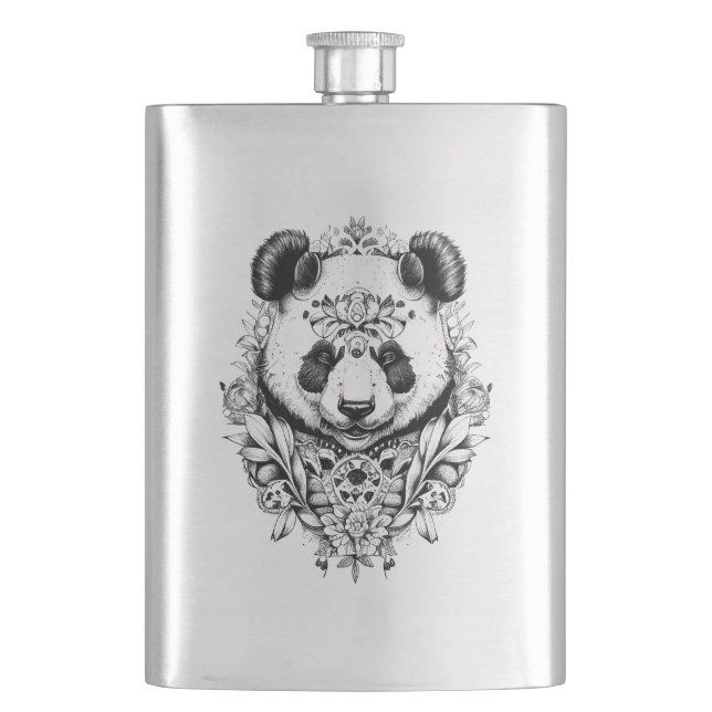 Cantil Panda Bear Selvagem Natureza Animal Ilustração Art (Frente)