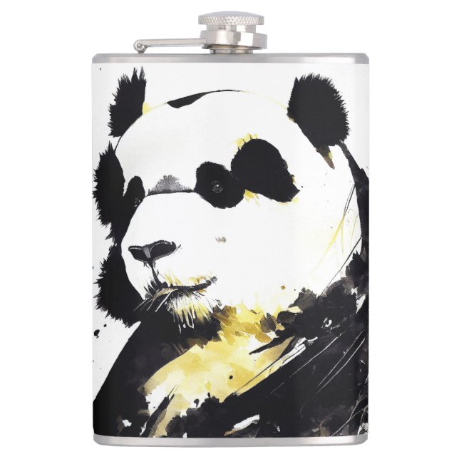 Cantil Panda Bear Wild Nature Free Spirit Art Painting (Frente)