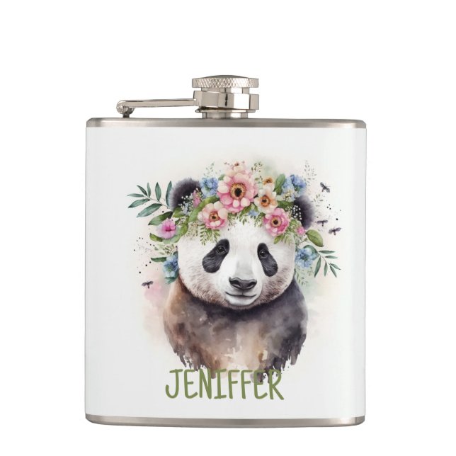 Cantil Panda Flowers Watercolor                           (Frente)