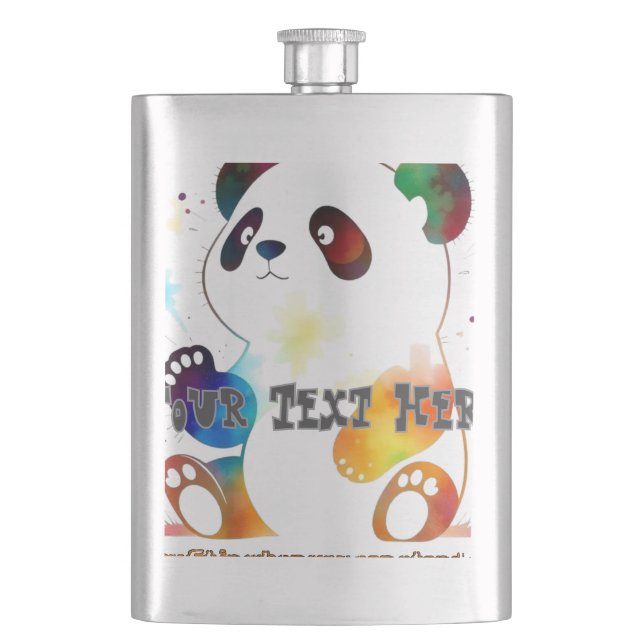 Cantil Panda giro em frascos (Frente)