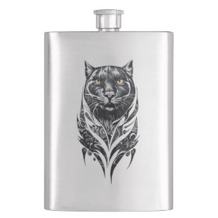 Cantil Pantera Natureza Selvagem Animal Ilustração Tatuag