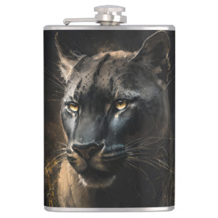 Cantil Panther Retrato Animal Nature Pintura De Vida Selv