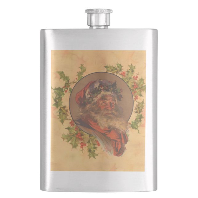 Cantil Papai Noel Antigo Vitoriano Leyendecker (Frente)