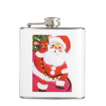 Papai noel bonito & rena da modificação do meio