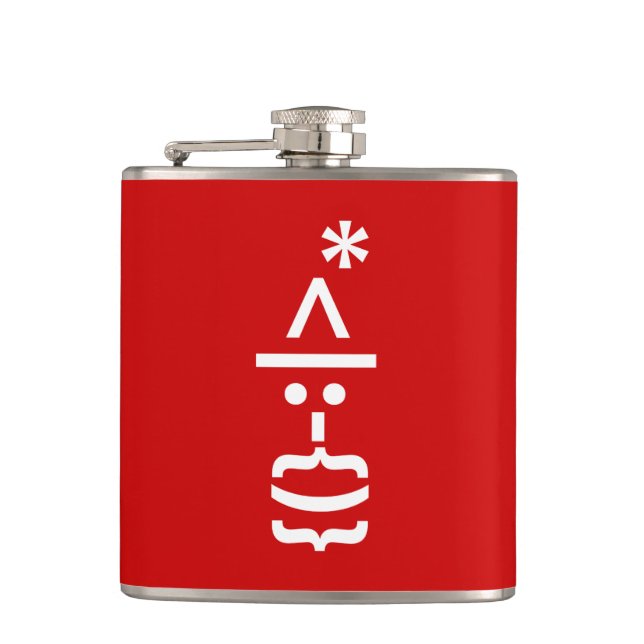 Cantil Papai Noel com Beard Christmas Emoticon (Frente)