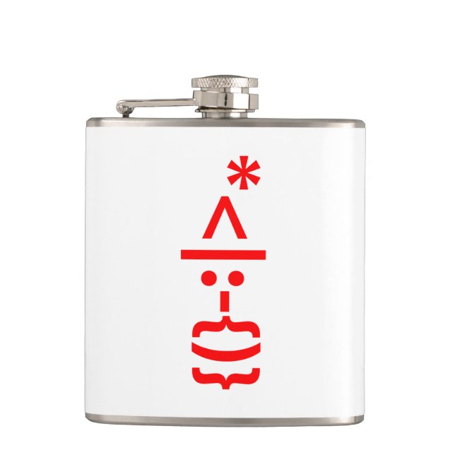 Cantil Papai Noel com Beard Christmas Emoticon (Frente)