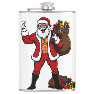 Cantil Papai Noel Sarado Sinal de Paz! Abdômen Riscado e
