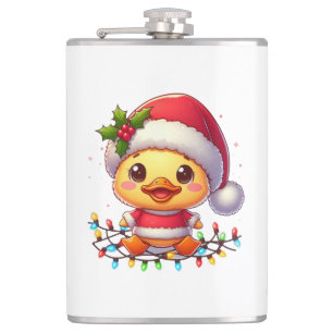 Cantil Papais noeis de Cartoon de Pato de Natal Bonito-68