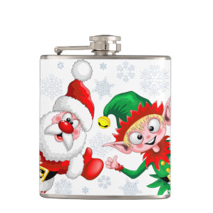 Cantil Papais noeis e Caracteres de Natal do Elf diminuem