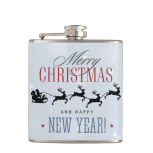 Cantil Papais noeis e sua "Reindeer Voadora Silhuette"