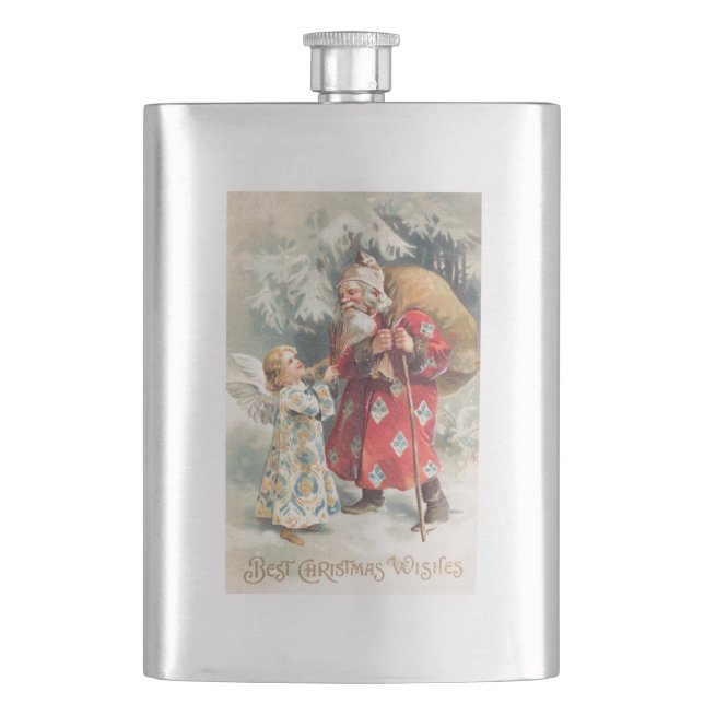 Cantil Papais noeis Melhores Desejos de Natal (Frente)