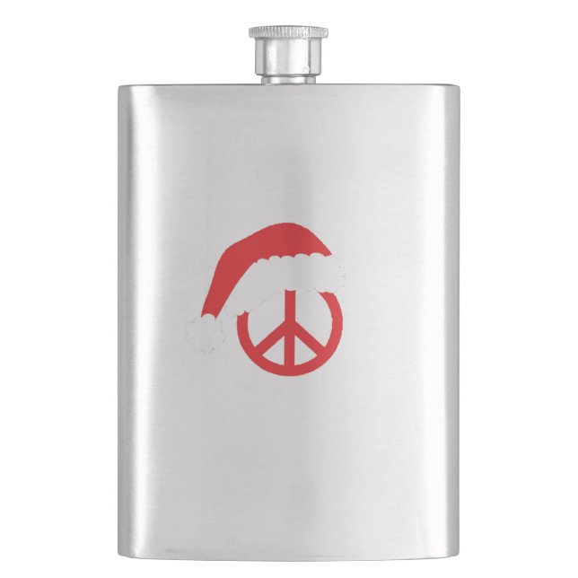 Cantil Papais noeis - Sinal de Paz Ho Ho Ho com Santa Hat (Frente)