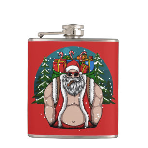 Cantil Papais noeis Swole Smokin Feriados de Natal