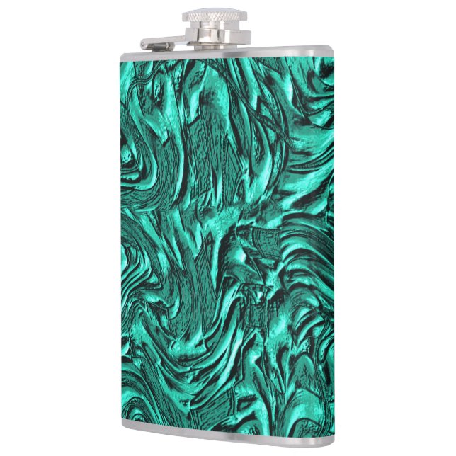 Cantil Parece jade verde texturizado de parede (Esquerda)