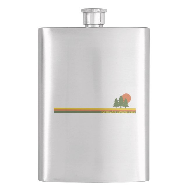 Cantil Parque Nacional Everglades Pine Trees Sun (Frente)