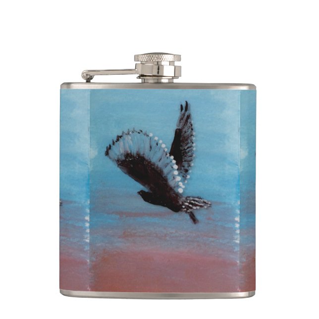 Cantil Pássaro em Voo na Sunrise Art Tawny Owl (Frente)