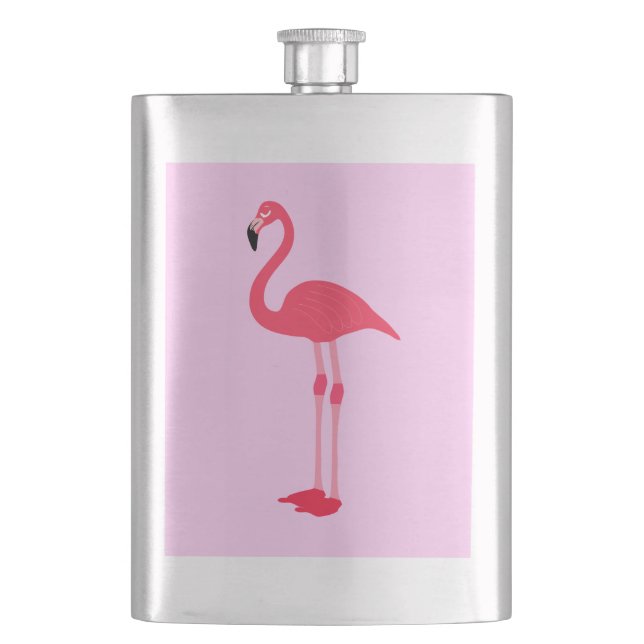 Cantil Pássaro Flamingo rosa-64305 (Frente)