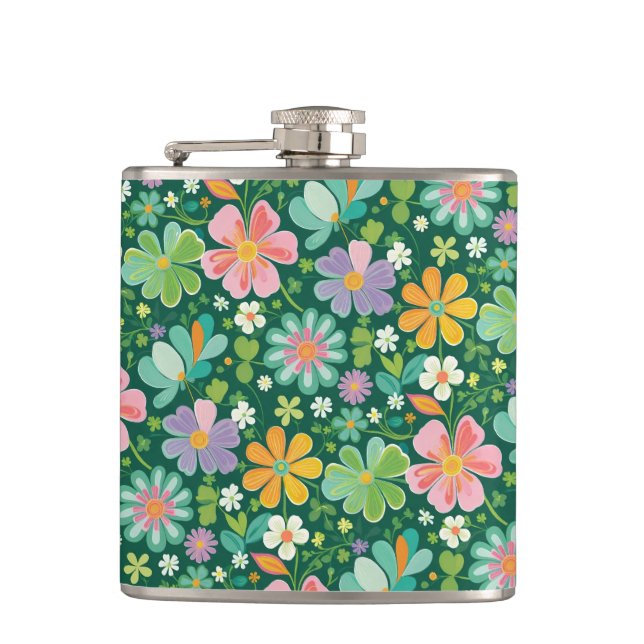 Cantil Pastas De Flores Selvagens, Cor-De-Rosa, Laranja P (Frente)