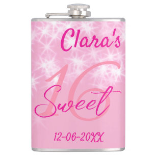 Cantil Pastel baby pink doce de 16 anos adicione nome da