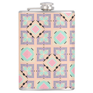 Cantil Pastel Geometric Tile Pattern | Pink Mint Purple 