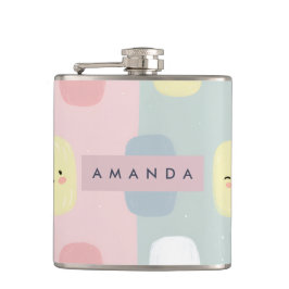 Cantil Pastel Sorrindo Personalizado Sweets Kawaii