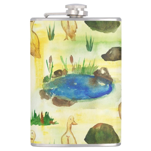 Cantil Pato de aquarela (Frente)