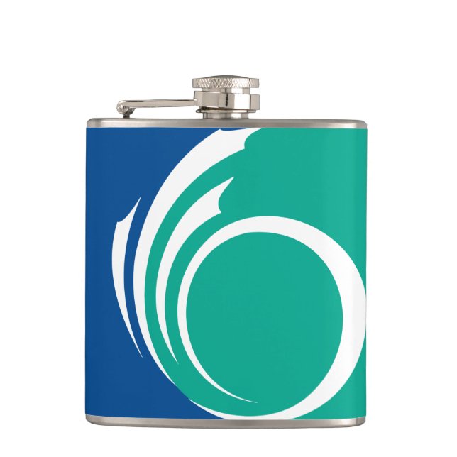 Cantil Patriotic flask with Flag of Ottawa, Canada (Frente)