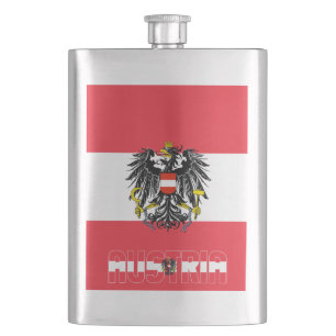 Cantil Patriótico Elegante de Bandeira da Áustria