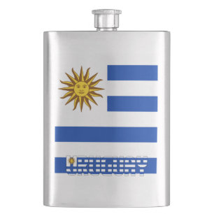 Cantil Patriótico Elegante de Bandeira do Uruguai