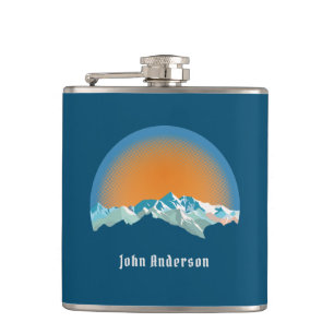 Cantil Peak Peak da Montanha da Neve Vintage