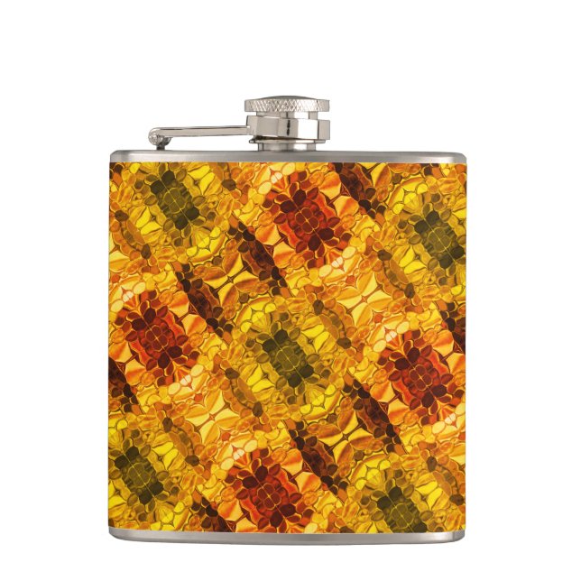 Cantil Peças amarelas avermelhadas e formas geradoras (Frente)