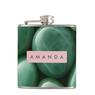 Cantil Pedra de Jade Verde Serena Personalizada