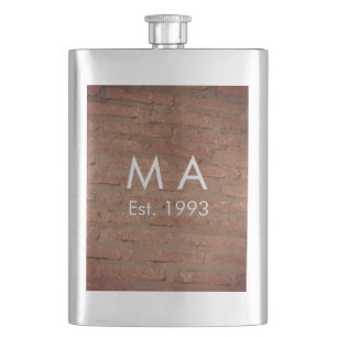 Cantil Pedra russa castanha adiciona nome carta data ano