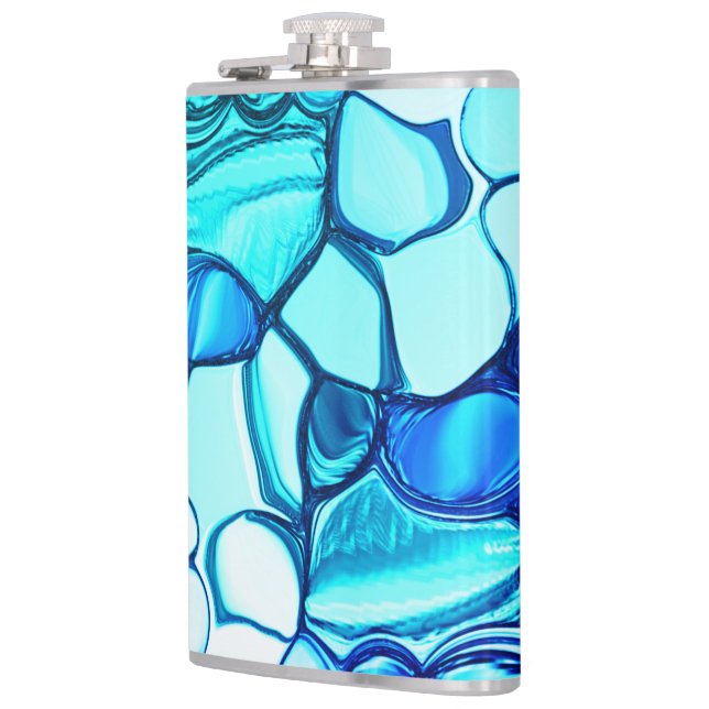 Cantil Pedras redondas em tons semelhantes a aquamarina (Esquerda)