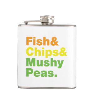 Cantil Peixes & microplaquetas & ervilhas Mushy