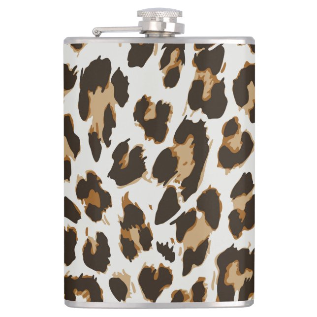 Cantil Pele-Leopardo: Textura sem Semente Vintage (Frente)
